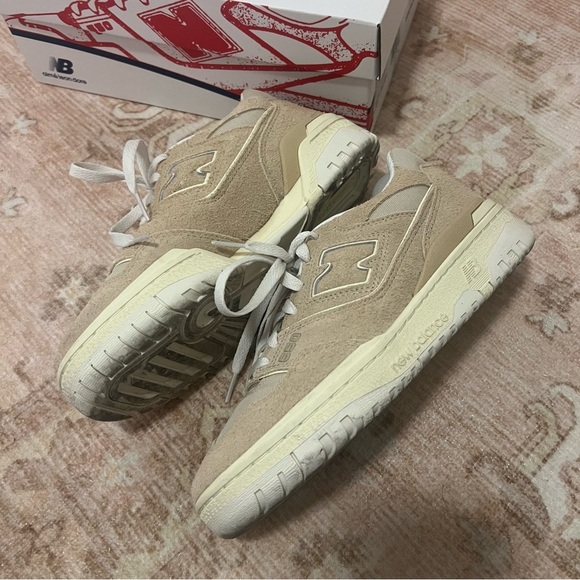 Limited Edition New Balance 550 x Aime Leon Dore Low suede Taupe Beige​ - Picture 3 of 8